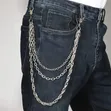 Multi-Layer Stainless Steel Pocket Jeans Chain - 2