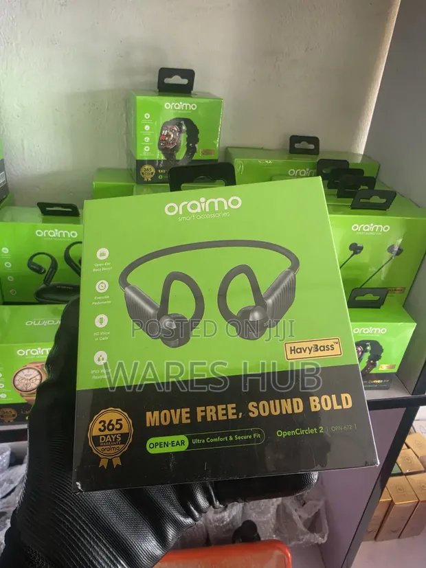 Oraimo Open Circlet 2 Headphones - Heavy Bass - 1