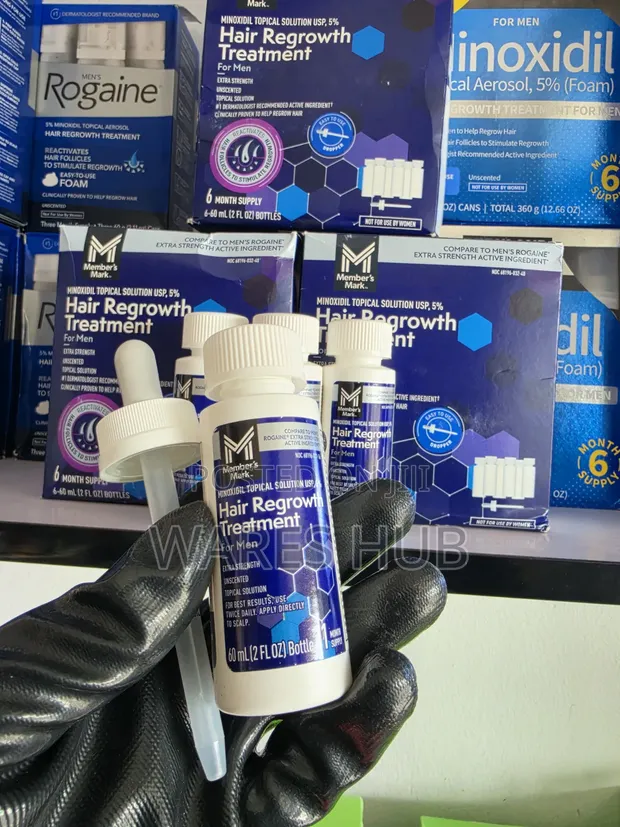Member's Mark Minoxidil 5% Hair & Beard Growth (USA) - 1