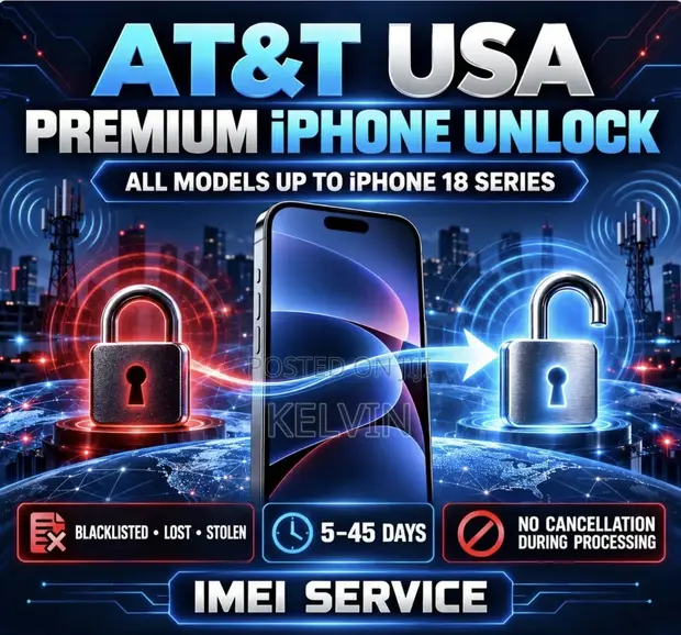 AT&T Network Unlock for All iPhones up to Series 18 - 1