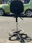 Adjustable Drafting Chair - Black - 2