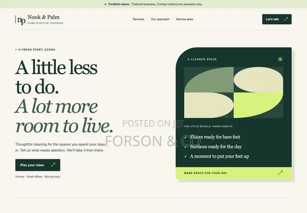 Mobile-Friendly Business Website with WhatsApp - 1