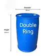 Used Blue Barrel Container for Water Storage - 2
