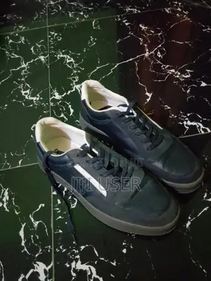 Diesel Leather Sneakers - Baby Blue