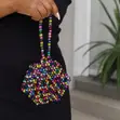 Alba Handbags Beaded Multicolour Handbag - 1