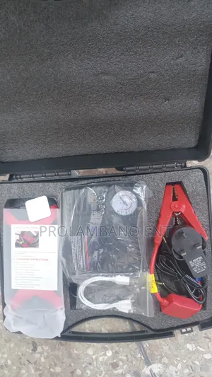 4-in-1 Car Jump Starter with Air Compressor