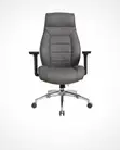 Eldo Leather 3D Armrest Chair with Foam Seat and Back - 1