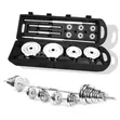 50kg Chrome Barbell and Dumbbell Set - 2