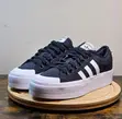 Original Adidas Nizza Platform Core Black/White - 2