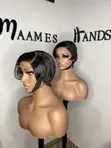 Simple Flat Pixiecut Wig - 1