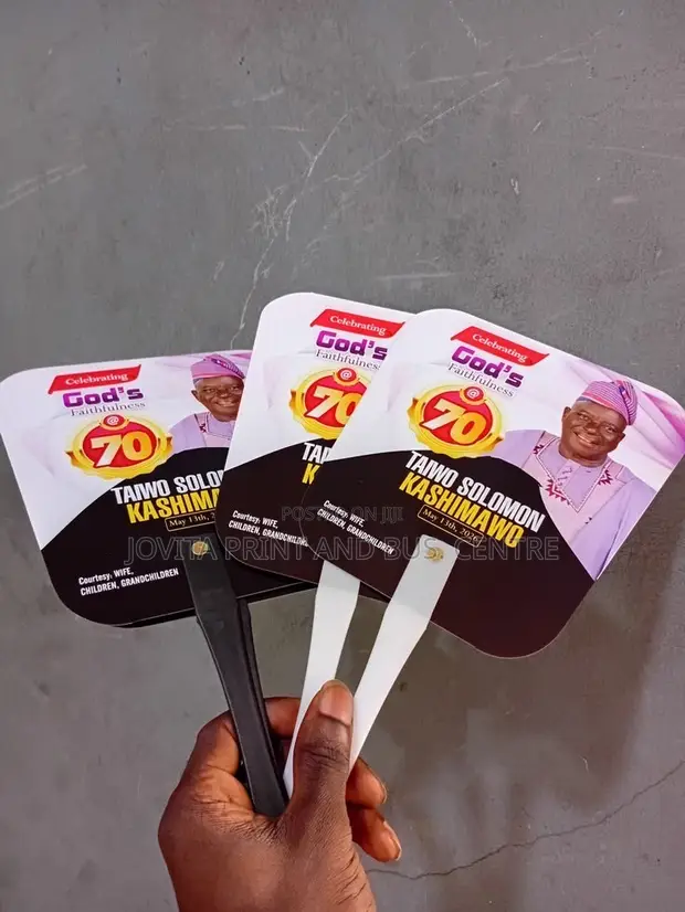 Customized Fans for Parties, Individuals & Organizations - 1