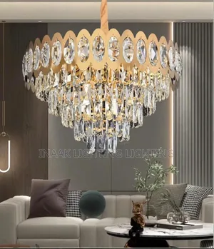 Luxury Gold Crystal Chandelier