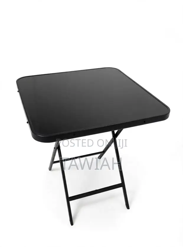 Royal Comfort Round Glass Foldable Coffee Table - 1
