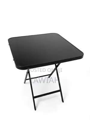 Royal Comfort Round Glass Foldable Coffee Table