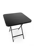Royal Comfort Round Glass Foldable Coffee Table - 1