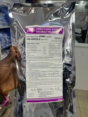 Sterile Plastic Blood Bag (Single)