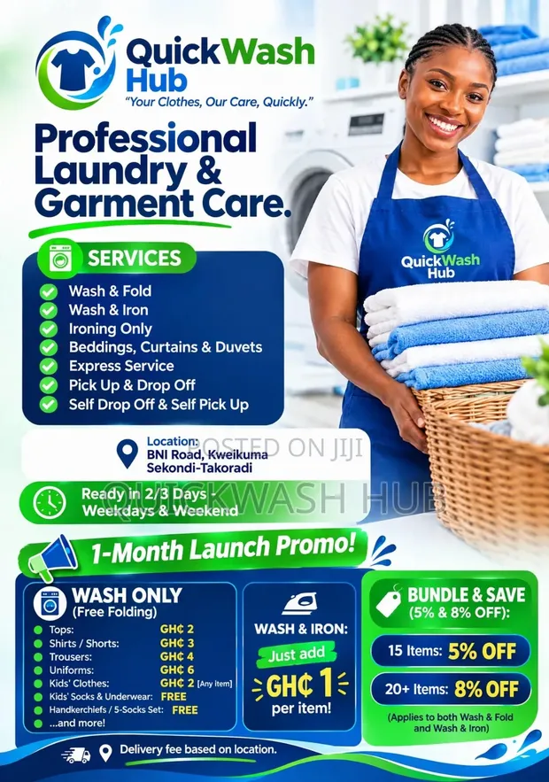 QuickWash Hub: Premium Laundry & Dry Cleaning - 1