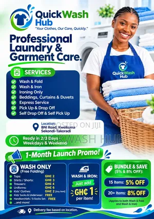 QuickWash Hub: Premium Laundry & Dry Cleaning