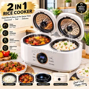 2-in-1 Double Liner Rice Cooker