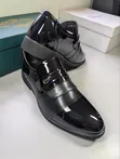 Men's Black Glossy Formal Dress Shoes - Size 44 - 3