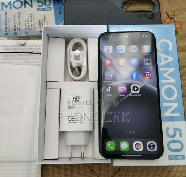 New Tecno Camon 50 Pro 5G 256GB Gray - 1