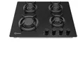Sigma 4 Burner 60cm Built-in Gas Hob (Black Glass) - 1