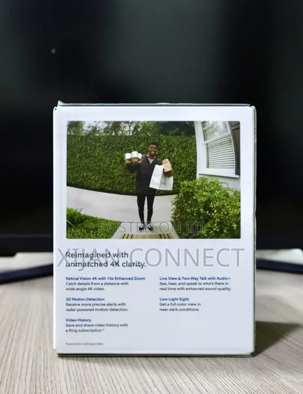 Ring Battery Doorbell Pro 2nd Gen (Wireless) - 4K Smart Video Doorbell - 1