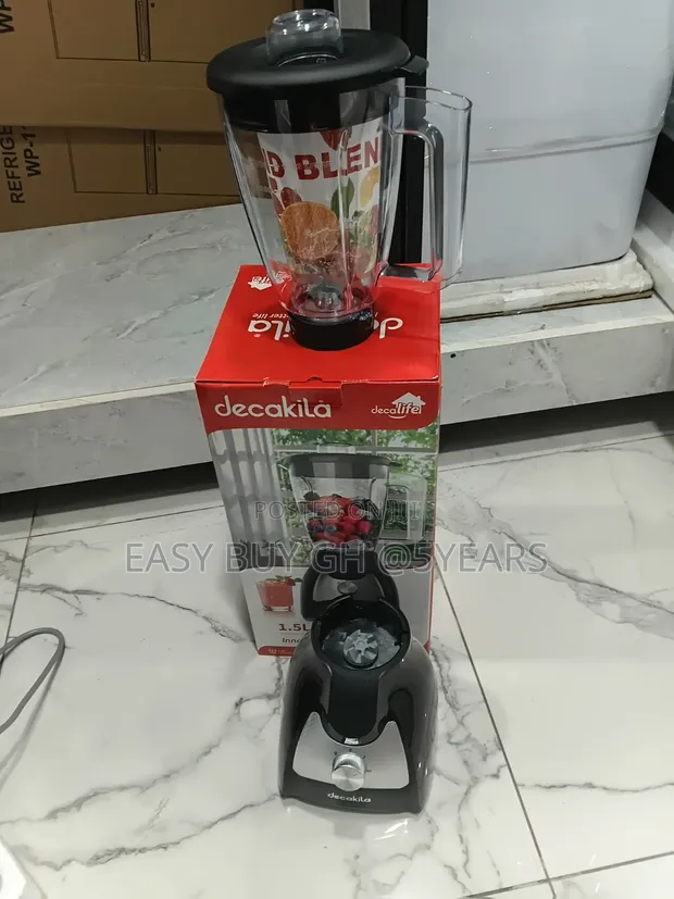 Decakila Stand Blender - 240V, Black - 1