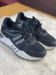 Black & White Chunky Sneakers - Casual Sports Shoes - 2