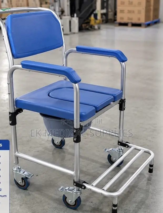 Commode With Wheels - 1
