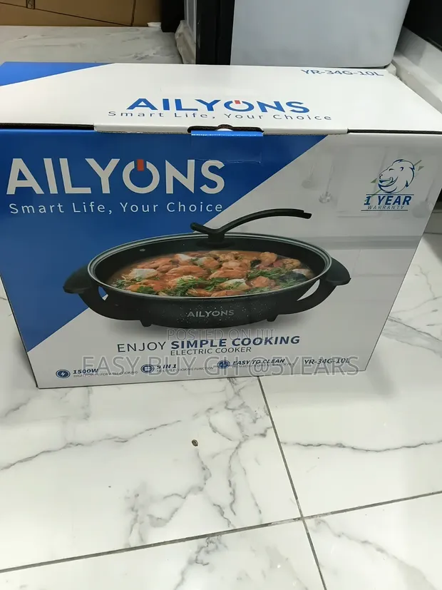 Ailyons Electric Cooker - Brand New - 1