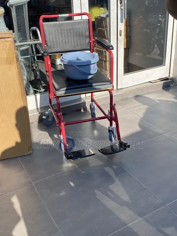 Commode Chair with Wheels - 1