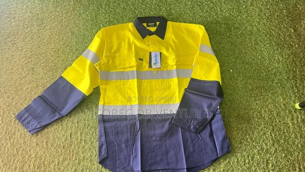 Bisley Hi-Vis Cool Lightweight Work Shirt - 1