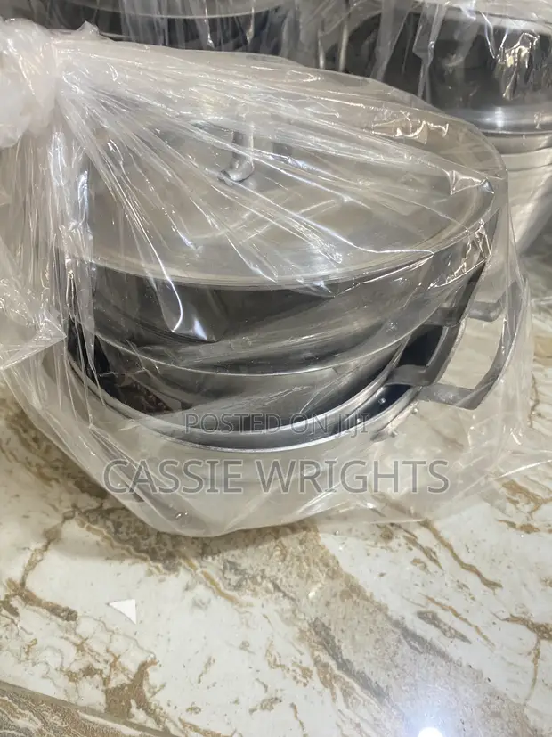 3-Set Stainless Steel Saucepans - 1