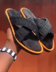 Luxury Men's Leather Slippers - 5