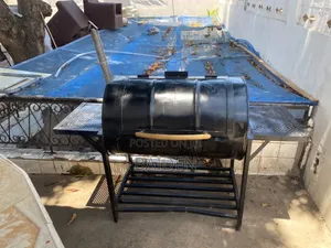 Huge Charcoal Grill Drum