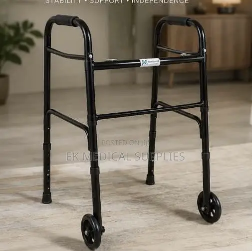 Zimmer Frame with Wheels - 1