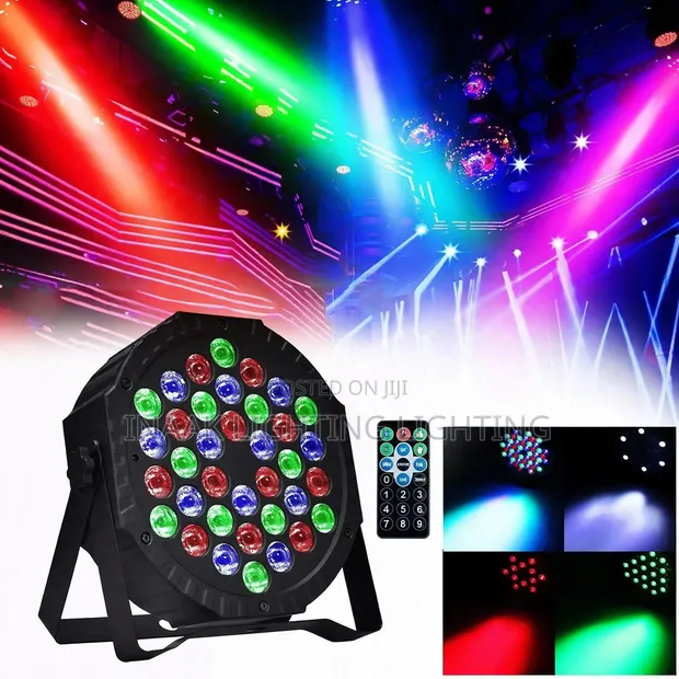 36 LED RGB Par Stage Light with Remote - 1