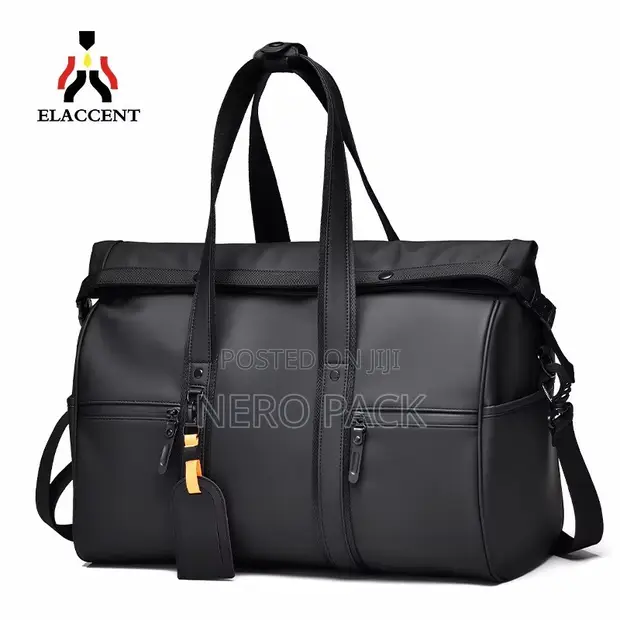 Elcent Large Capacity Waterproof PU Travel Bag - 1