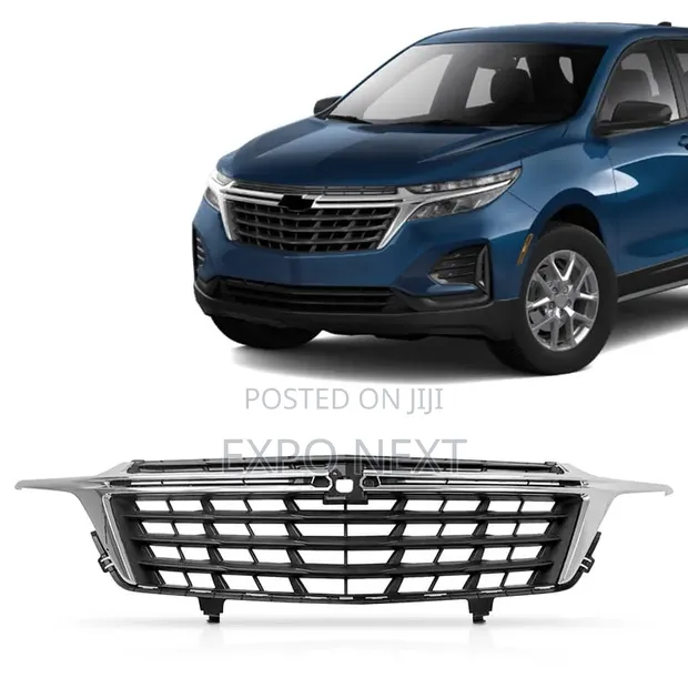 Front Bumper Upper Grille Chrome Trim for 2022-2023 Chevrolet Equinox - 1