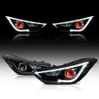 Hyundai Elantra 2011-2015 LED Projector Headlight - 2