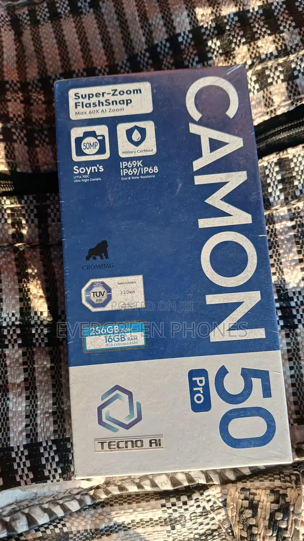 New Tecno Camon 50 Pro 256GB Graphite - 1
