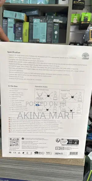 Wavlink AX3000 Wi-Fi 6 Outdoor Access Point HD9S