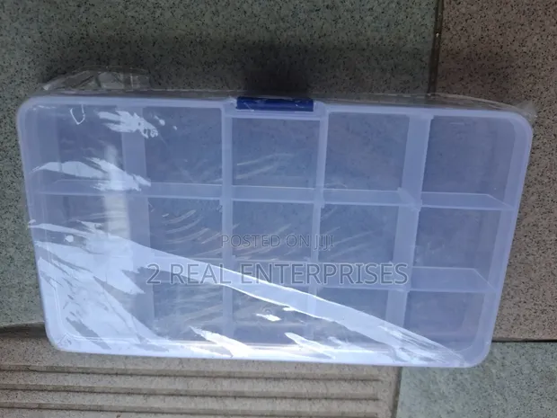 Multi-Compartment Hardware & Craft Storage Organizer Box - 1