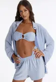 Fashion Nova Shine On Me 4-Piece Metallic Bikini Set - 2
