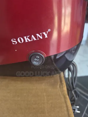 Brand New Sokany Electric Slow Juicer - Red