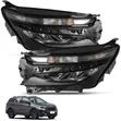 Chevrolet Equinox 2022-2025 Full LED Headlight Pair (Black) - 1