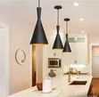 Black Cone Pendant Light - 3