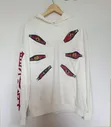 Demon Slayer Hoodie - White, Size M - 2