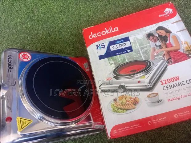 Decakila 1200W Portable Ceramic Cooker - 1